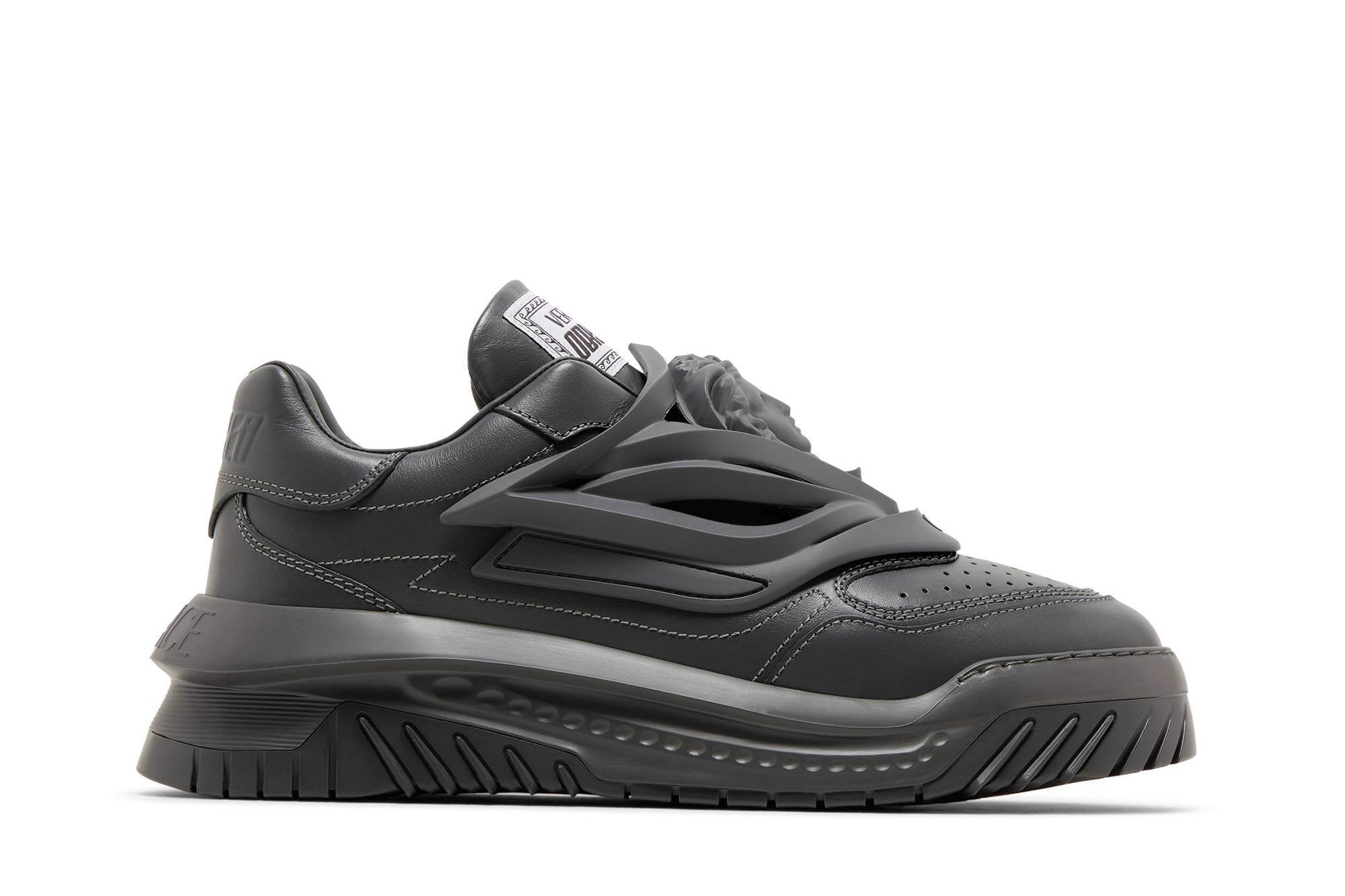 Versace Odissea Caged Rubber Medusa Sneaker 'Fossil Grey'