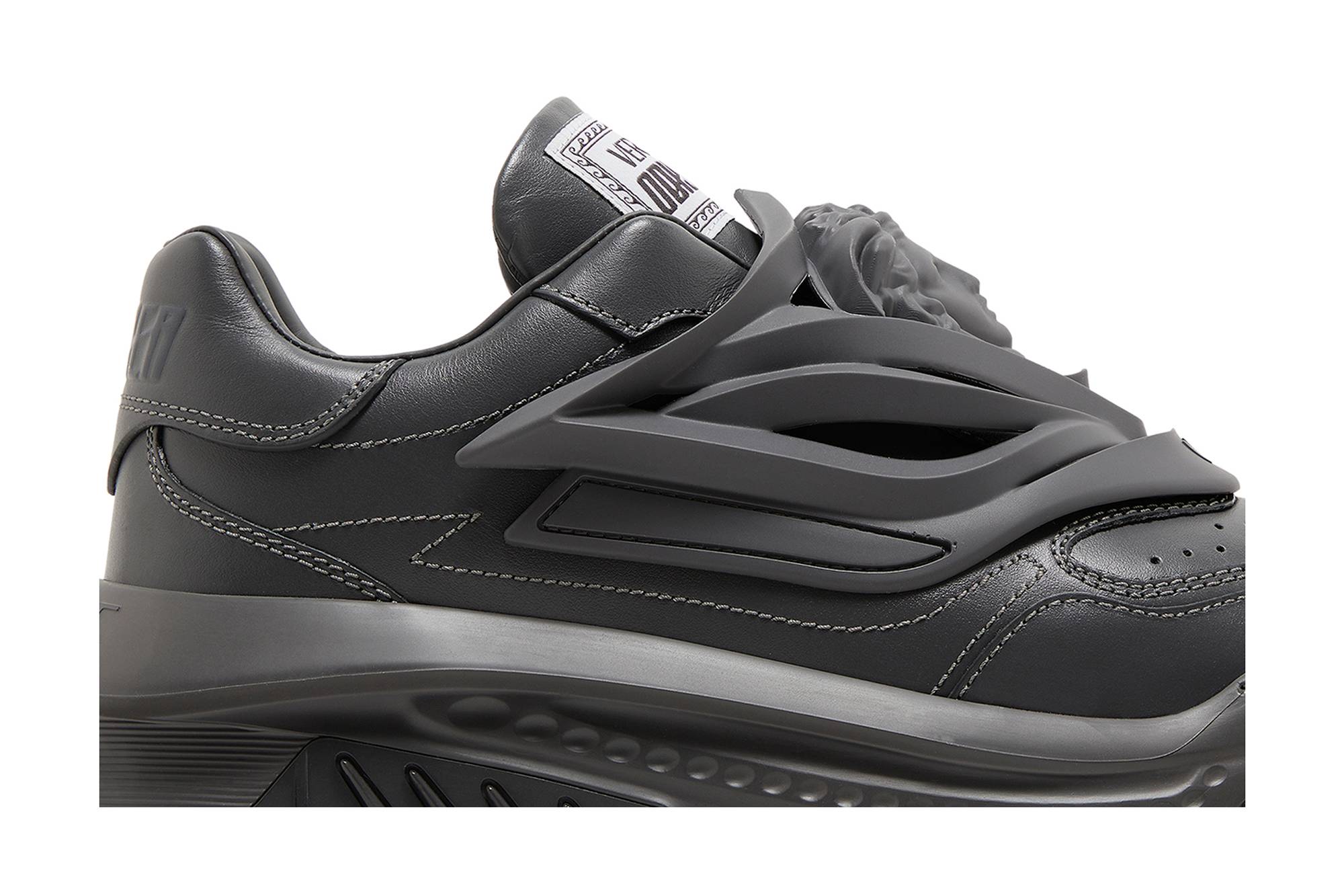 Versace Odissea Caged Rubber Medusa Sneaker 'Fossil Grey' 圖 2