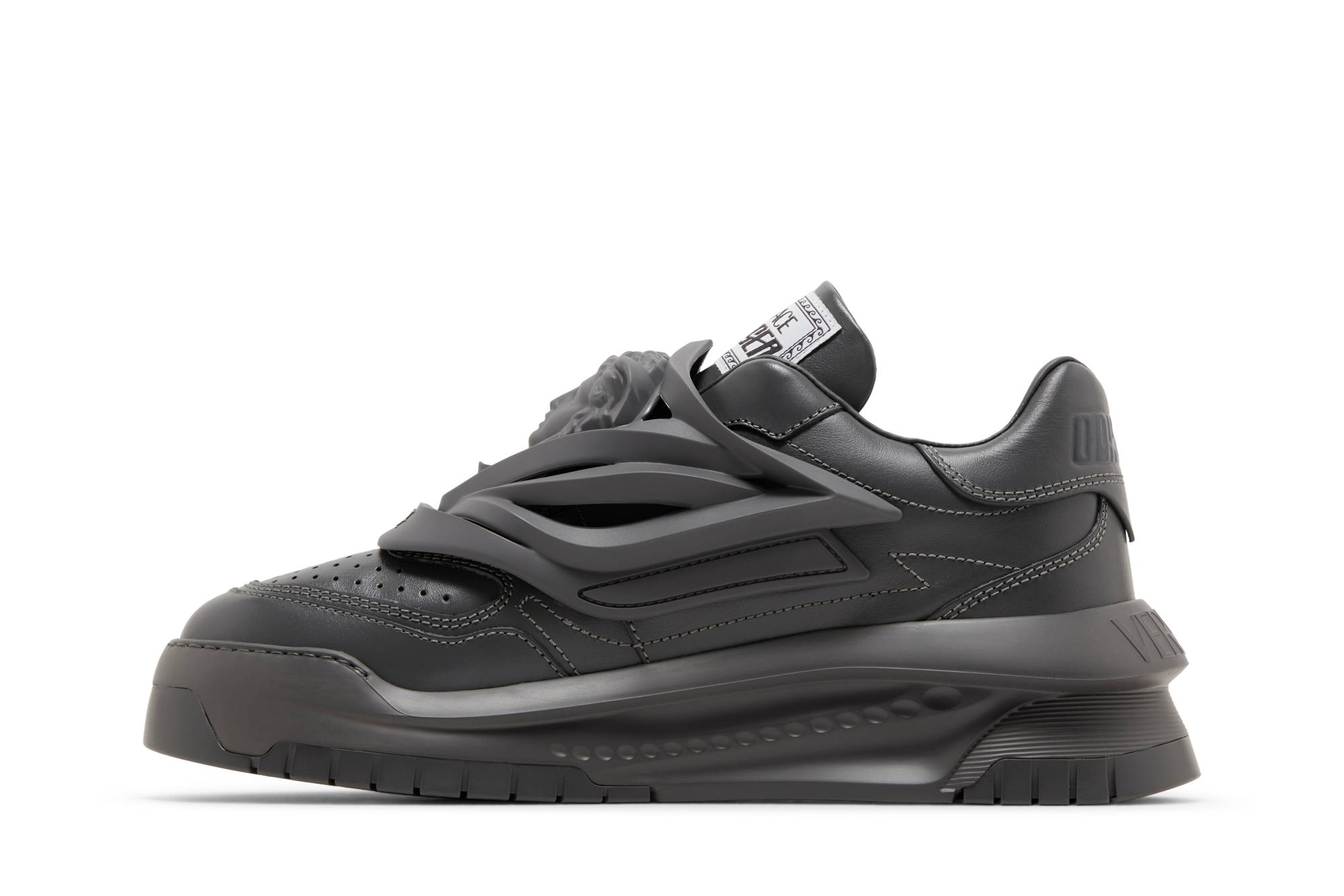 Versace Odissea Caged Rubber Medusa Sneaker 'Fossil Grey' 圖 3