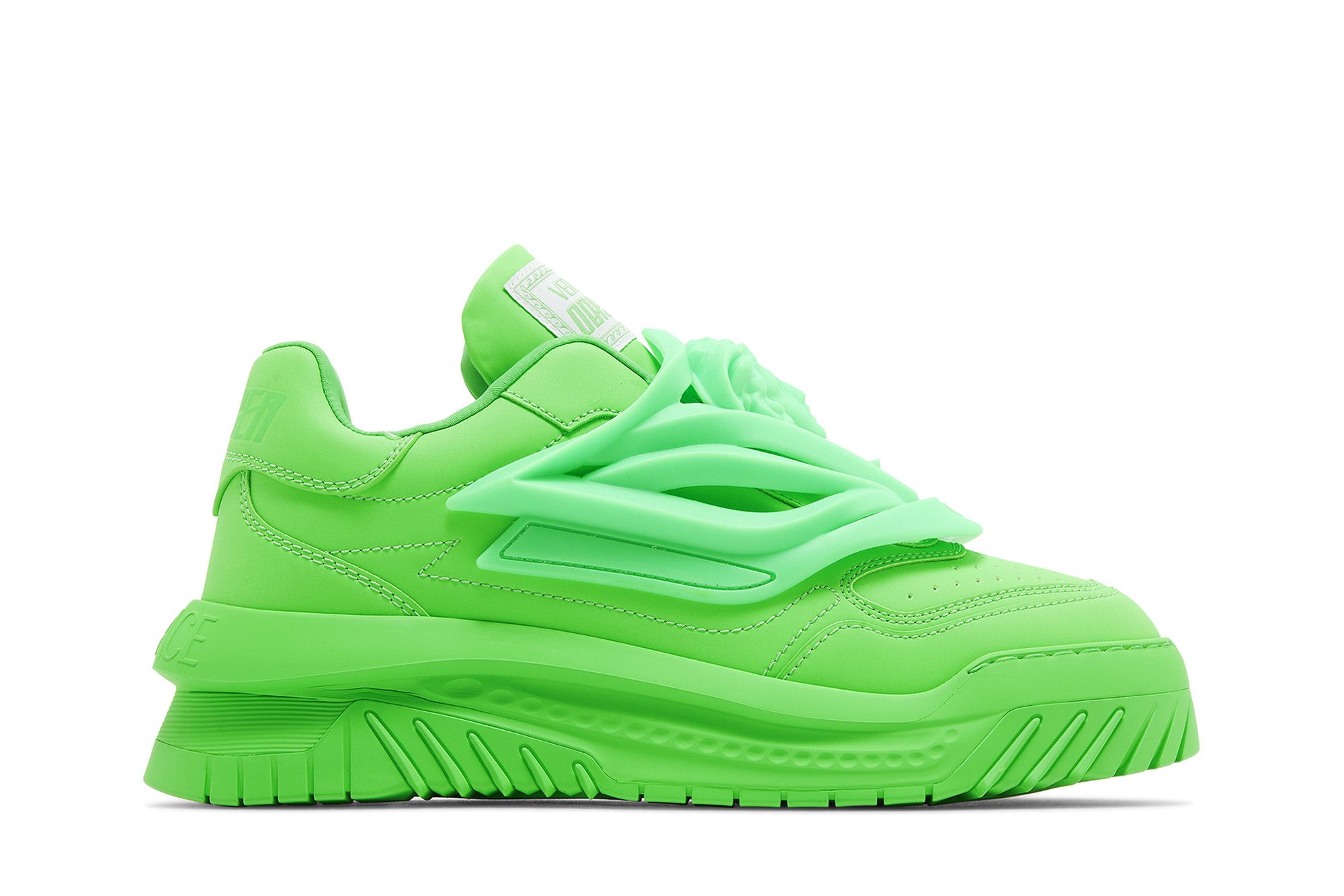 Versace Odissea Caged Rubber Medusa Sneaker 'Green' 1004524-1A05502-1GE90
