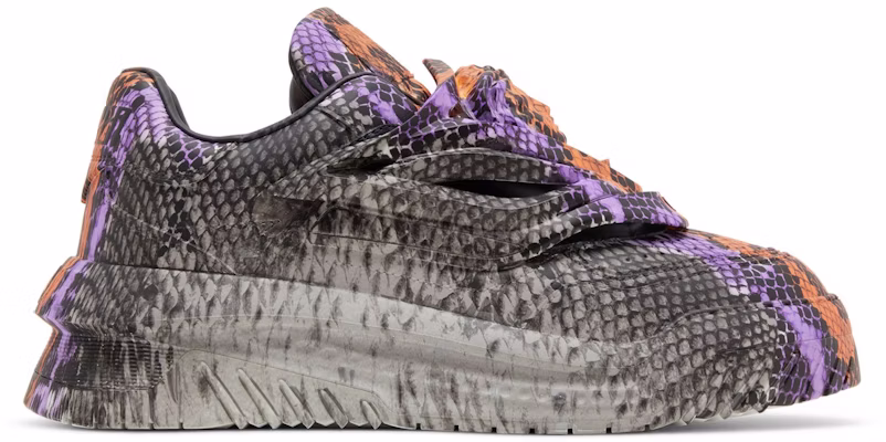 Versace Odissea Caged Rubber Medusa Sneaker ''Grijs Oranje Python'' 1004524-1A06835-5E210 Buy Versace Odissea Caged Rubber Medusa Sneaker ''Grijs Oranje Python'' 1004524-1A06835-5E210