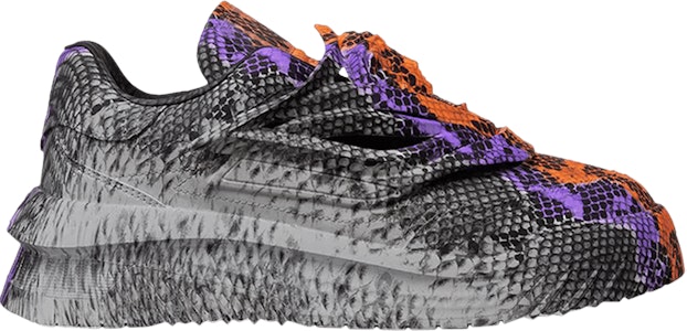 ヴェルサーチ オディッセア Medusaスニーカー (灰×橙パイソン) 1004524-1A06835-5E210 Buy ヴェルサーチ オディッセア Medusaスニーカー (灰×橙パイソン) 1004524-1A06835-5E210