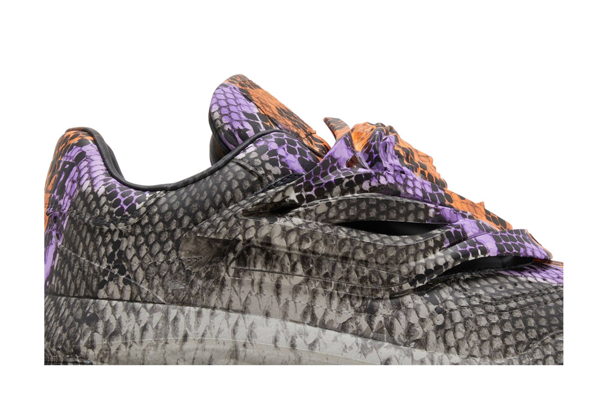 Order Versace Odissea Caged Rubber Medusa Sneaker ''Grijs Oranje Python'' 1004524-1A06835-5E210