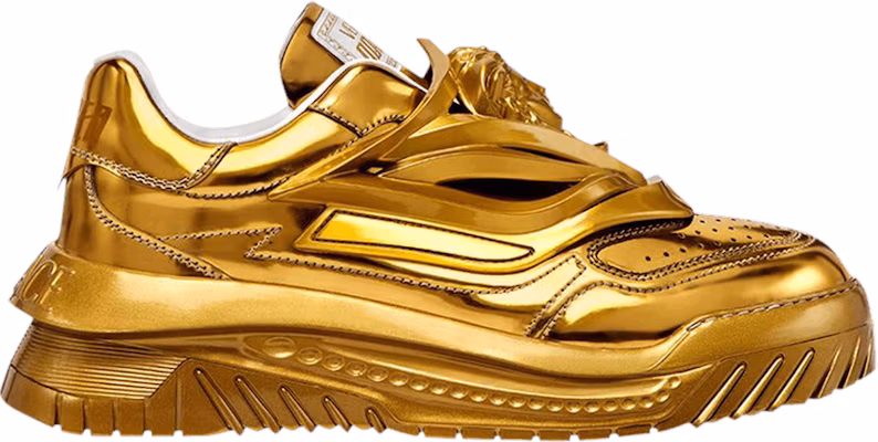 Versace Odissea Caged Rubber Medusa Sneaker 'Metallic Gold' 1004524-1A02259-1Y420 Buy Versace Odissea Caged Rubber Medusa Sneaker 'Metallic Gold' 1004524-1A02259-1Y420