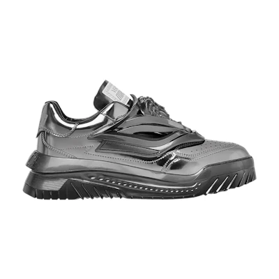 Versace Odissea Caged Rubber Medusa Sneaker 'Metallic Grey'