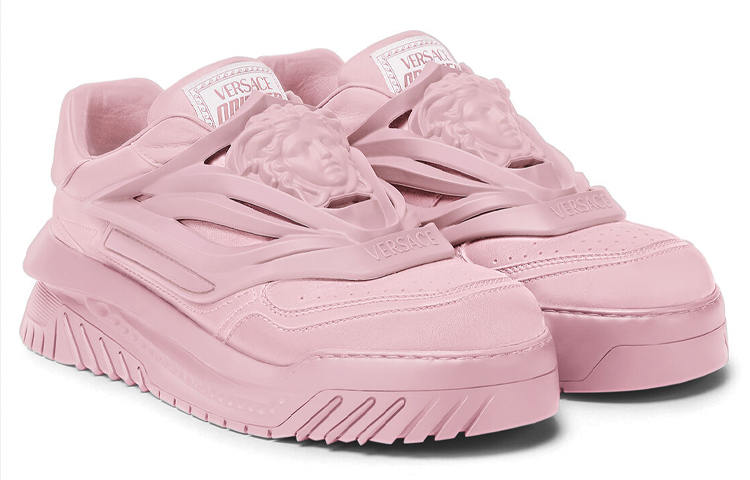 Lookbook Versace Odissea Caged Rubber Medusa Sneaker ''Rosa'' 1004524-1A03180-1PG40