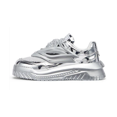 Versace Odissea Caged Rubber Medusa Sneaker 'Silver'