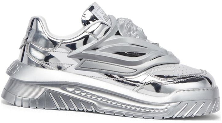 Sneaker Karet Versace Odissea Caged Medusa 'Silver' 1004524-1A02259-1E010 Order Sneaker Karet Versace Odissea Caged Medusa 'Silver' 1004524-1A02259-1E010