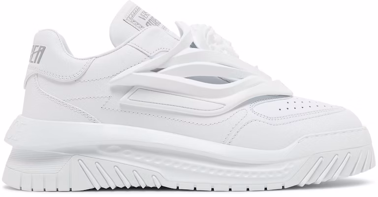 Versace Odissea Caged Rubber Medusa Sneaker 'Triple White' 1004524-1A03180_1W010 Buy Versace Odissea Caged Rubber Medusa Sneaker 'Triple White' 1004524-1A03180_1W010