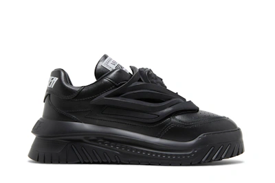 Versace Odissea Caged Rubber Medusa Sneaker 'Triple Black'