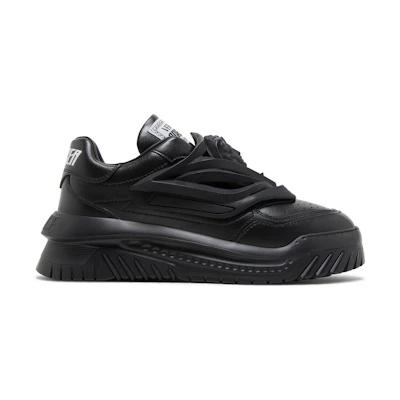 Versace Odissea Caged Rubber Medusa Sneaker 'Triple Black'