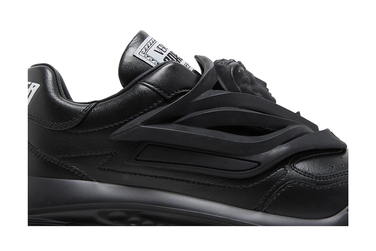 Versace Odissea Caged Rubber Medusa Sneaker 'Triple Black'