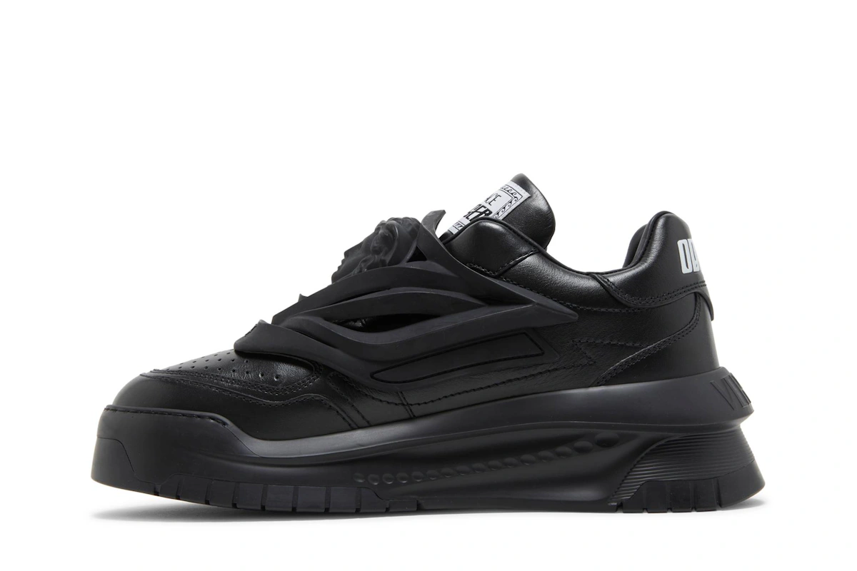 Versace Odissea Caged Rubber Medusa Sneaker 'Triple Black'