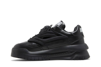 Versace Odissea Caged Rubber Medusa Sneaker 'Triple Black'