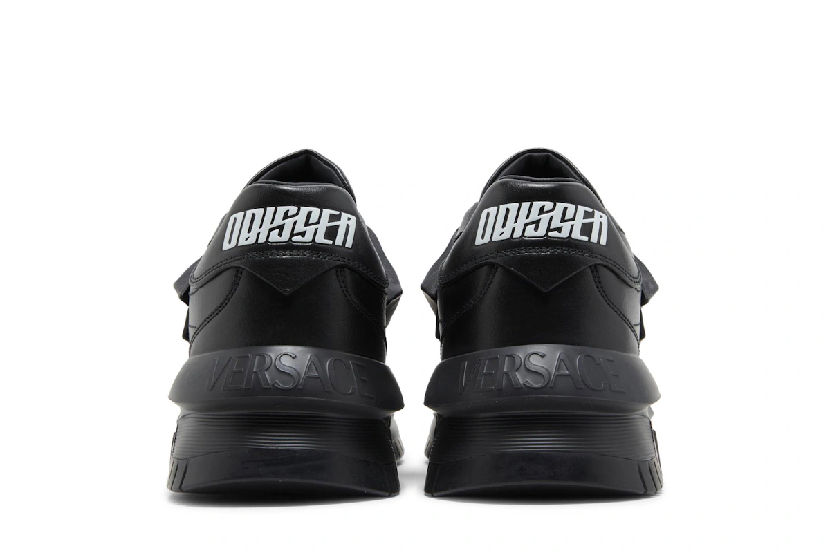 Versace Odissea Caged Rubber Medusa Sneaker 'Triple Black'