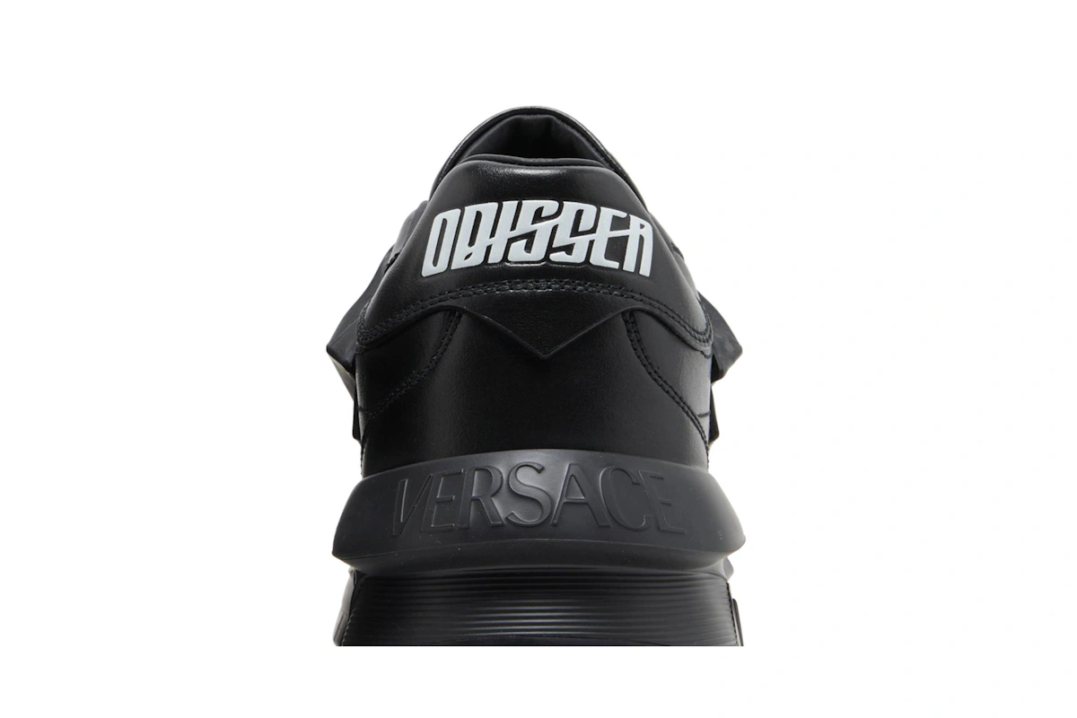 Versace Odissea Caged Rubber Medusa Sneaker 'Triple Black'