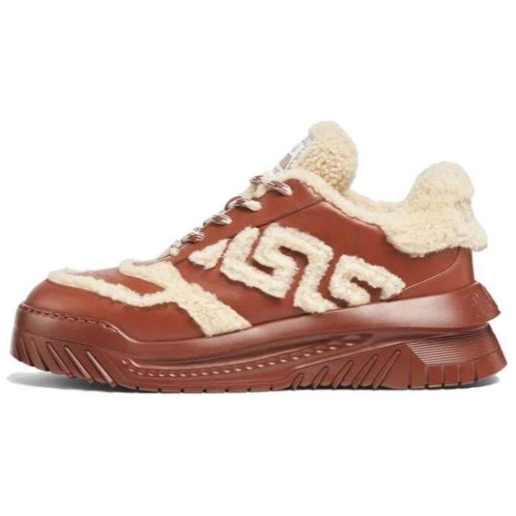 Versace Odissea Sneaker 'Shearling - Brown' 1008124-1A08630_2N830