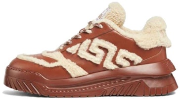 Versace Odissea Sneaker 'Shearling - Brown' 1008124-1A08630_2N830 Versace Odissea Sneaker 'Shearling - Brown' 1008124-1A08630_2N830