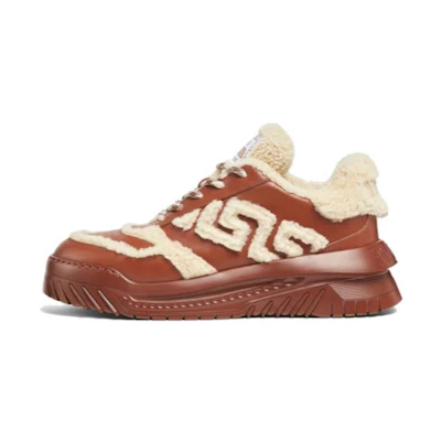Versace Odissea Sneaker 'Shearling - Brown'