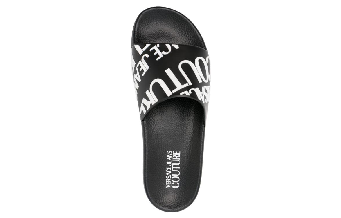 Versace Open Toe CMFT Slide 'Black' 圖 4