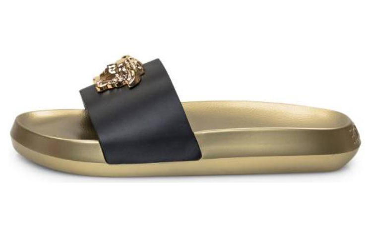 Buy Sandal Terbuka Versace 'Emas Hitam' 1010643-DV46G_1B00V