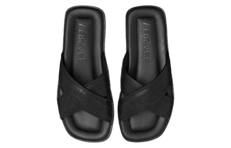Versace Open Toe Slippers 'Black' 圖 4