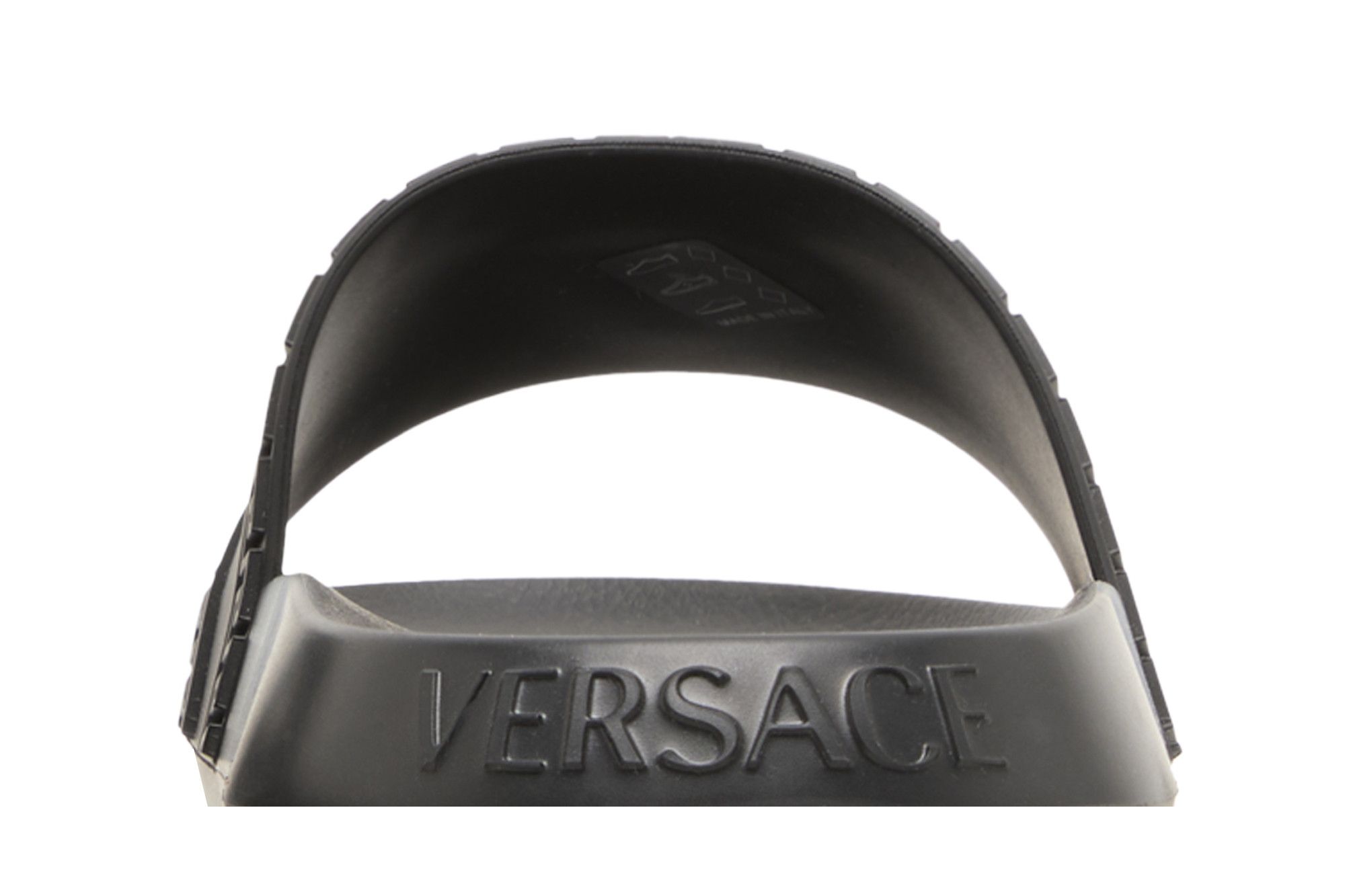 Sizing Claquettes Versace Palazzo Medusa ''Noires'' 1008733-DGO9G-1B000