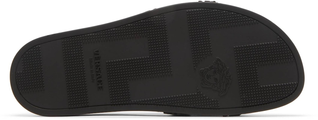 Versace Palazzo Medusa Selipar Kolam 'Hitam' DSU5883-DGO9G_D41 Shop Versace Palazzo Medusa Selipar Kolam 'Hitam' DSU5883-DGO9G_D41