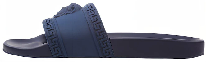 Versace Palazzo Medusa Pool Slide 'Dark Blue' DSU5883-DGO9G_D8Y Versace Palazzo Medusa Pool Slide 'Dark Blue' DSU5883-DGO9G_D8Y