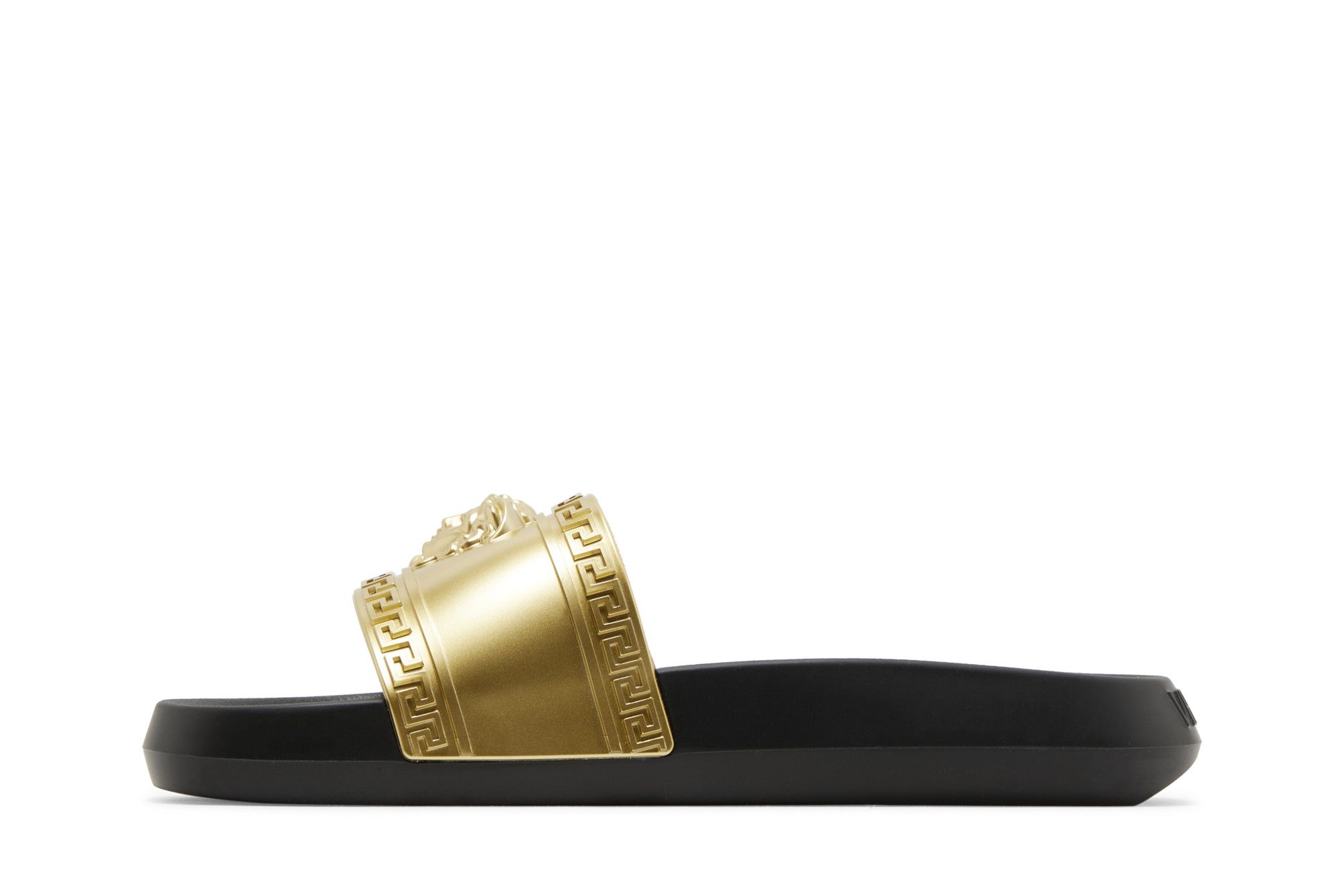 Lookbook 范思哲 Palazzo Medusa 金黑配色拖鞋 1008733-DGOLG-2X090