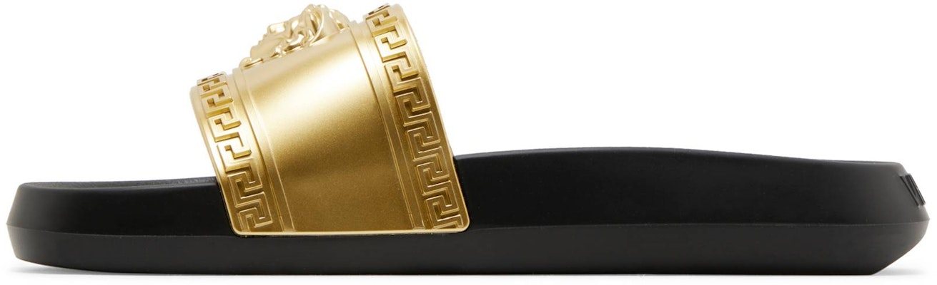 Versace Palazzo Medusa Pool Slide 'Gold Black' 1008733-DGOLG-2X090 Lookbook Versace Palazzo Medusa Pool Slide 'Gold Black' 1008733-DGOLG-2X090