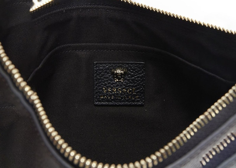 Lookbook 范思哲帕拉佐美杜莎拉鍊手拿包 黑色