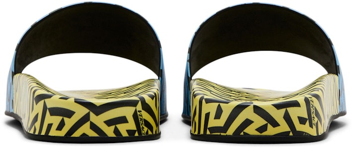 Versace Palazzo Sandalias de Piscina 'La Greca - Piña Cielo' DSU6516-1A01736-5Y120 Details for Versace Palazzo Sandalias de Piscina 'La Greca - Piña Cielo' DSU6516-1A01736-5Y120