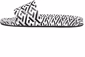 Versace Palazzo Pool Slide 'La Greca - White Black' DSU6516-1A01736-5W040 Versace Palazzo Pool Slide 'La Greca - White Black' DSU6516-1A01736-5W040