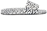 Order Versace Palazzo Pool Slide 'La Greca - White Black' DSU6516-1A01736-5W040