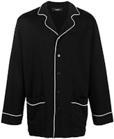 VERSACE Patchwork Contrast Long Sleeve Shirt Black 10047351A032611B000 VERSACE Patchwork Contrast Long Sleeve Shirt Black 10047351A032611B000