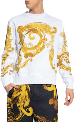 Versace Crewneck Sweatshirt Lengan Panjang Putih Motif Print 76GAI3RW-FS141-G03 Buy Versace Crewneck Sweatshirt Lengan Panjang Putih Motif Print 76GAI3RW-FS141-G03