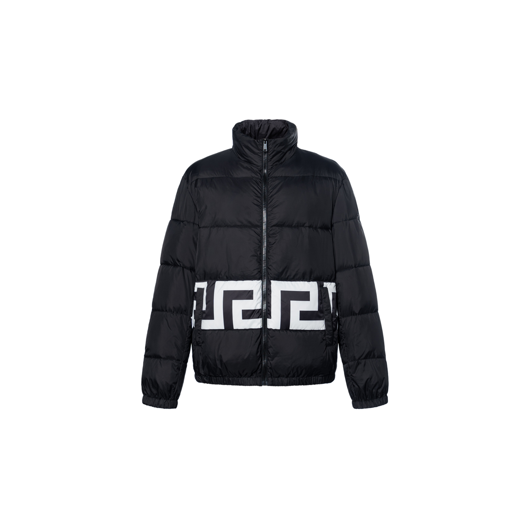 Versace Pattern Print Zip-Up Cotton Jacket Men’s Black 1007440-1A05269-5B010