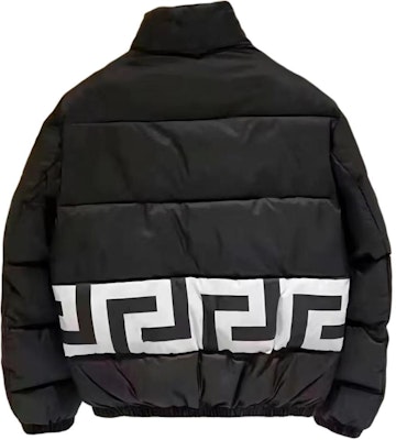 베르사체 패턴 프린트 집업 코튼 재킷 남성 블랙 1007440-1A05269-5B010 Lookbook 베르사체 패턴 프린트 집업 코튼 재킷 남성 블랙 1007440-1A05269-5B010