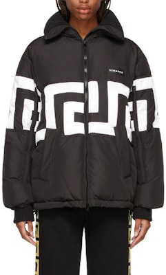 베르사체 패턴 프린트 집업 코튼 재킷 남성 블랙 1007440-1A05269-5B010 Shop 베르사체 패턴 프린트 집업 코튼 재킷 남성 블랙 1007440-1A05269-5B010