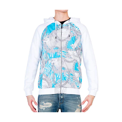 Versace Patterned Print Sweatshirt White B7GLB702-6112-003