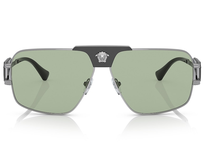 Versace Pillow Sunglasses Gunmetal/Green (2251 1001/2) 圖 2