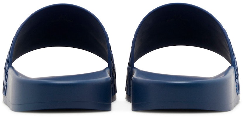 Versace Sandal Kolam 'La Greca - Biru Navy' 1006272-1A04264-1UC70 Details for Versace Sandal Kolam 'La Greca - Biru Navy' 1006272-1A04264-1UC70