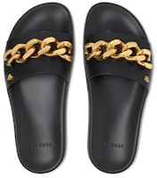 Versace Selipar Kolam 'Medusa Chain - Hitam' DSU8463-DV46G-KVO41 Lookbook Versace Selipar Kolam 'Medusa Chain - Hitam' DSU8463-DV46G-KVO41