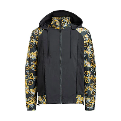 Versace Printed Casual Long-Sleeve Sweatshirt Black C1GZA914-25131-899