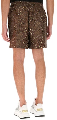 VERSACE 印花拼色真絲男士短褲 黃色 A840971-F00719-5N030 Details for VERSACE 印花拼色真絲男士短褲 黃色 A840971-F00719-5N030