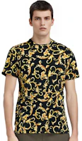Cheap VERSACE 印花黑色短袖圓領T恤 時尚上衣 A89503S-1F01778-5B090