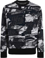 Versace Printed Crewneck Long-Sleeve Sweatshirt Men’s Black 76GAI3-R0FS1-28899 Versace Printed Crewneck Long-Sleeve Sweatshirt Men’s Black 76GAI3-R0FS1-28899