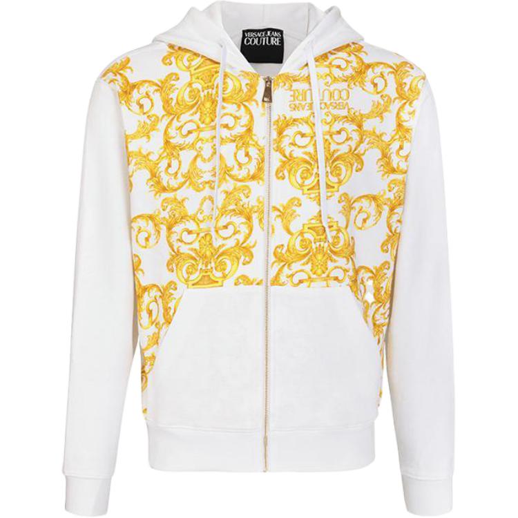 Versace Printed Regular Sweatshirt White B7GWA7F0-S0156-003