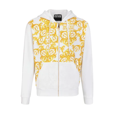 Versace Printed Regular Sweatshirt White B7GWA7F0-S0156-003